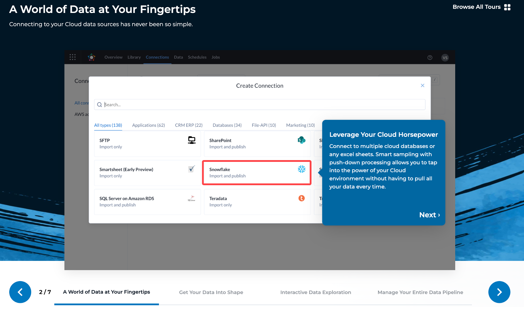 screenshot of Alteryx Designer Cloud